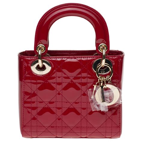 lady dior patent mini|lady dior handbags.